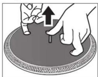 TECHNICS SL1200GR - De draaischijf verwijderen - 1
