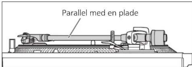 TECHNICS SL1200GR - Når du ikke kender pickup'ens højde (H), eller når du ikke anvender det medfolgende pickuphus - 1