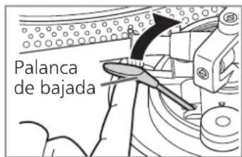TECHNICS SL1200GR - Levante la palanca de bajada y mueva el brazo sonoro paraponerlo encima del disco. - 1