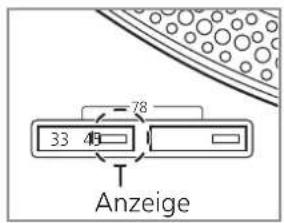 TECHNICS SL1200GR - Schalten Sie [ON/OFF] auf ON, um das Gerät einzuschalten. - 2