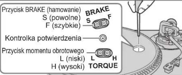 TECHNICS SL1200GR - Regulacja prędkosci rozruchu/ hamowania talerza obrotowej - 1