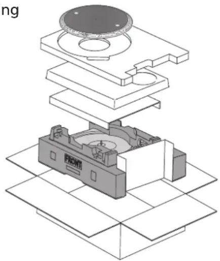 TECHNICS SL1200GR - Vervoer van het apparatus - 1