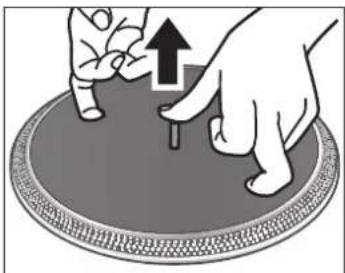 TECHNICS SL1200GR - Aby usunac talerz obrotowy - 1
