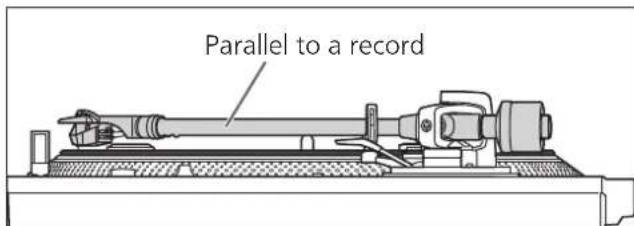 TECHNICS SL1200GR - - When you don't know the cartridge height (H) or when you don't use the supplied head shell - 1