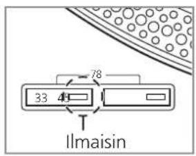 TECHNICS SL1200GR - Paina [START-STOP]-painiketta. - 2