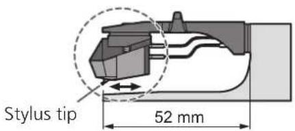 TECHNICS SL1200GR - Attach a cartridge (store-bought) tentatively. - 3