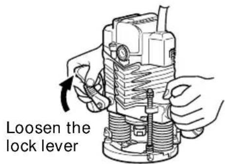 HITACHI M8V2 - Adjusting depth of cut - 2