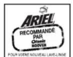 Otsein-Hoover LTOH 425 - Tableeaudes programmes - 1