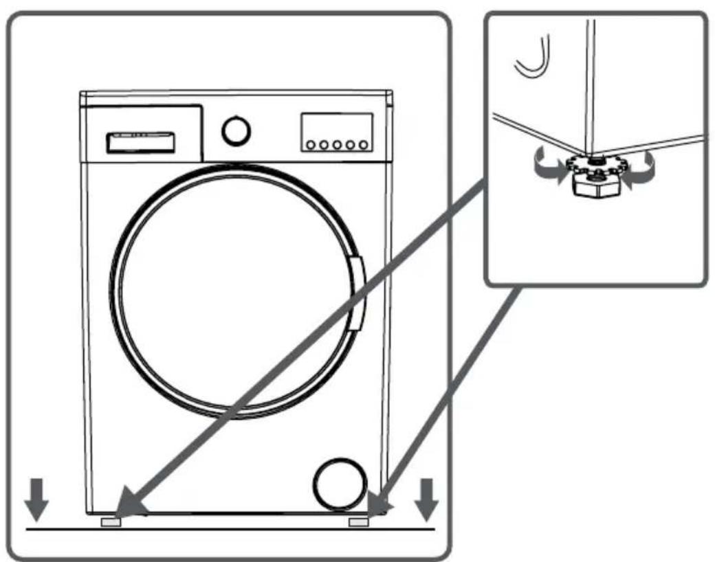 Orima ORM1281 - CHAPITRE -3 : INSTALLATION DE VOTRE LAVE-LINGE (RETRAIT DES VIS DE BRIDAGE TRANSPORT) - 3