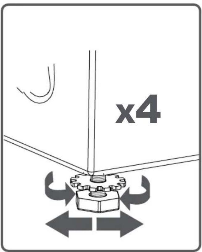 Orima ORM1281 - CHAPITRE -3 : INSTALLATION DE VOTRE LAVE-LINGE (RETRAIT DES VIS DE BRIDAGE TRANSPORT) - 4
