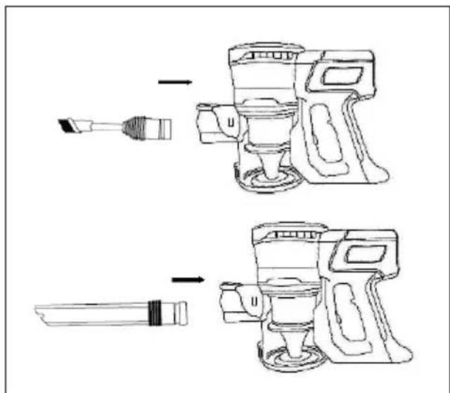 Klarstein Clean Butler 4G Silent - Utilisation des accessoires - 1