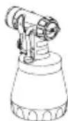 WAGNER W 890 Flexio - Selecting the Spray Setting (Standard spray attachment) - 1