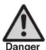 WAGNER Control Pro 250 M - Danger of explosion and fire through sources of flame during spraying work - 1