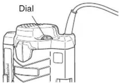 METABO M12VE - Adjusting the rotation speed - 1
