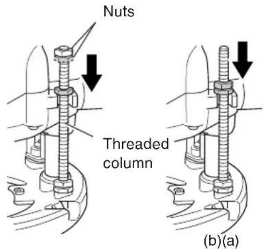 METABO M12VE - Adjusting depth of cut - 3