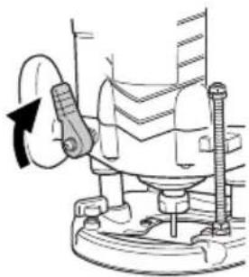 METABO M12VE - Réglage de la profondeur de coupe - 2