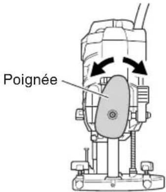 METABO M12VE - Réglage de l'angle d'attache de la poignée - 1