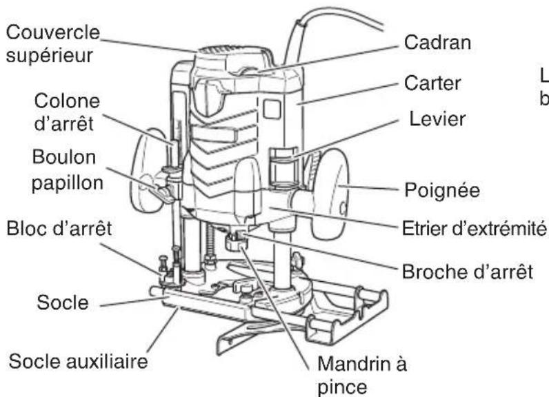 METABO M12VE - NOM DES PARTIES - 1