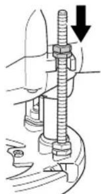 METABO M12VE - Réglage de la profondeur de coupe - 4