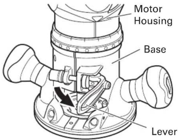 METABO M12VC - Removing bits - 1