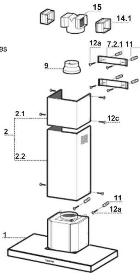 BLOMBERG DKC 2020 - Réf. qte composants pour l'installation - 1
