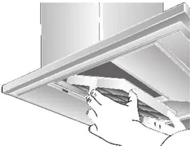 BOSCH DKE985S - Inserting the filter: - 1