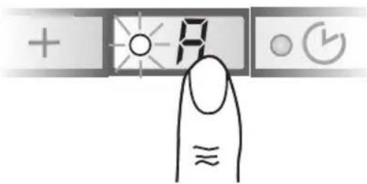 BOSCH DKE985S - Switching on automatic mode: - 1