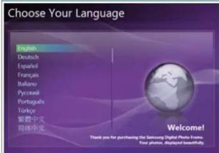 SAMSUNG SPF83M - Paramètres initiaux - 1