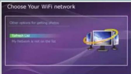 SAMSUNG SPF72V - Choose Your WiFi Network - 1