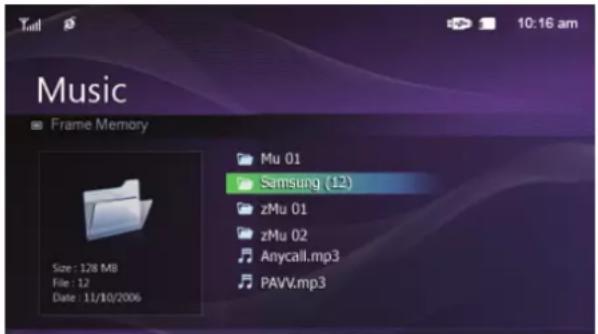 SAMSUNG SPF72V - Musique - 1