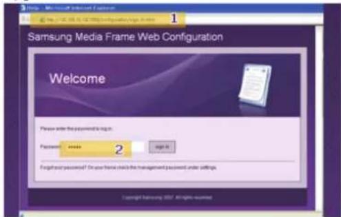SAMSUNG SPF72V - Management Web - 2