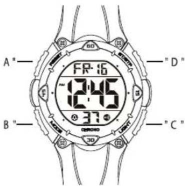 Calypso K5741 - BUTTONS MODE SELECTION - 1