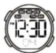 Calypso K5736 Digital - CONFIGURAÇÃO DAS HORAS - 1