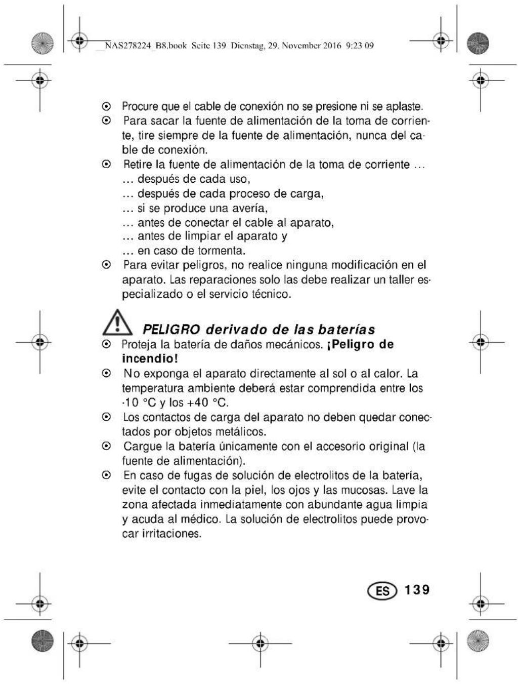 SILVERCREST SRR 3.7 A1 - PELIGRO de descarga electrica - 7