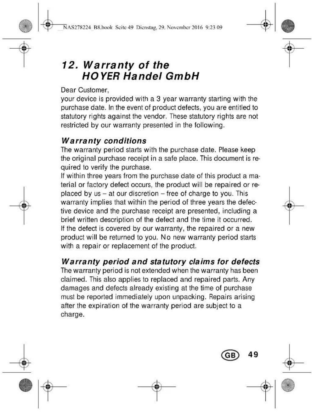 SILVERCREST SRR 3.7 A1 - Technical specifications - 4