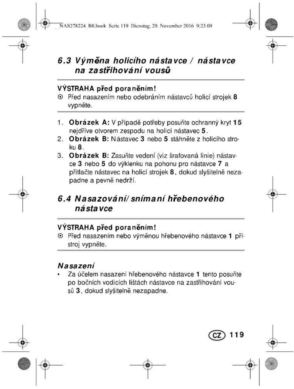 SILVERCREST SRR 3.7 A1 - UPOZORNENI: - 3