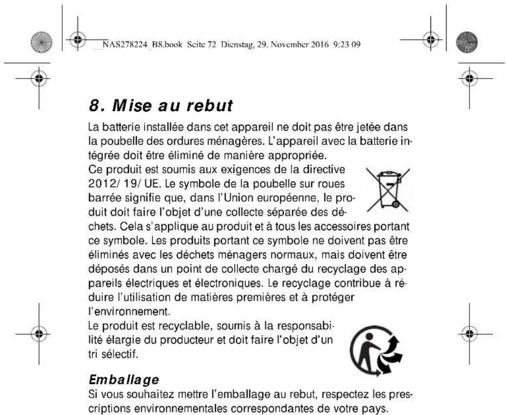 SILVERCREST SRR 3.7 A1 - AVERTISSEMENT: risque de blessures! - 12
