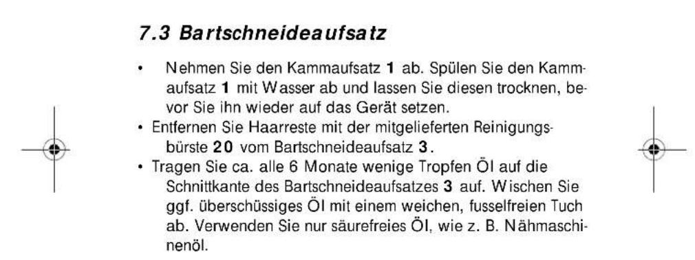 SILVERCREST SRR 3.7 A1 - Schereinheit gründlich reinigen - 5