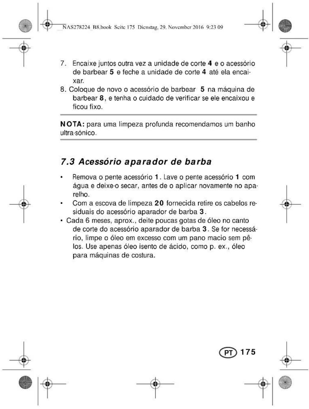 SILVERCREST SRR 3.7 A1 - Limpeza profunda da unidade de corte - 8