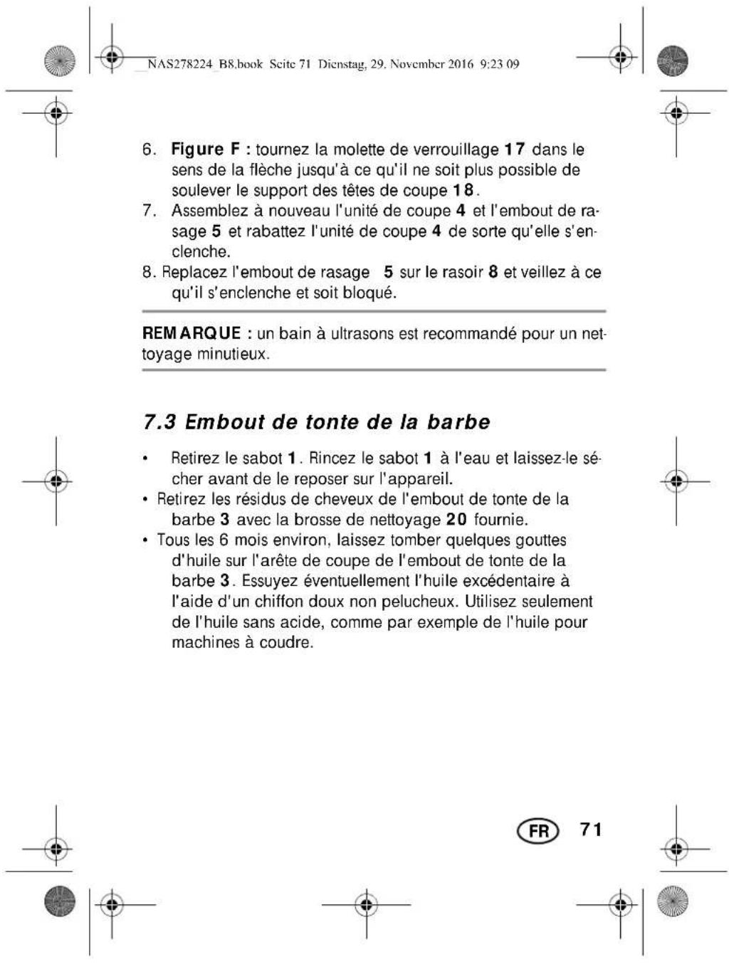 SILVERCREST SRR 3.7 A1 - AVERTISSEMENT: risque de blessures! - 11