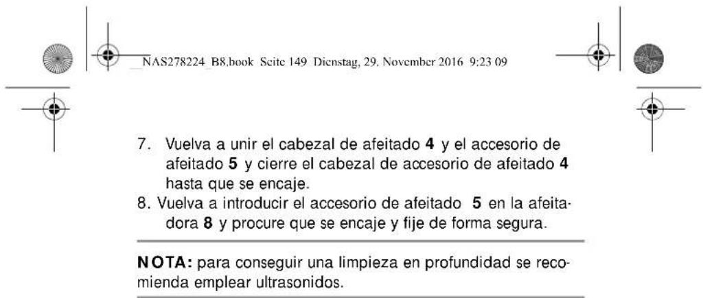 SILVERCREST SRR 3.7 A1 - Limpieza en profundidad del cabezal de afeitado - 7