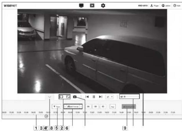 Hanwha XND6010 - LIRE LA VIDEO ENREGISTREE - 1