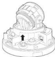 Hanwha XND6010 - Raccorder le cable imperméable d'alimentation et LAN - 1