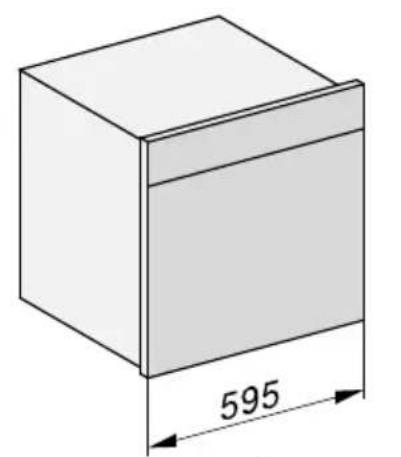 MIELE ESW 7020 - Appareil combiné pour niche d'une hauteur de 59 cm - 2