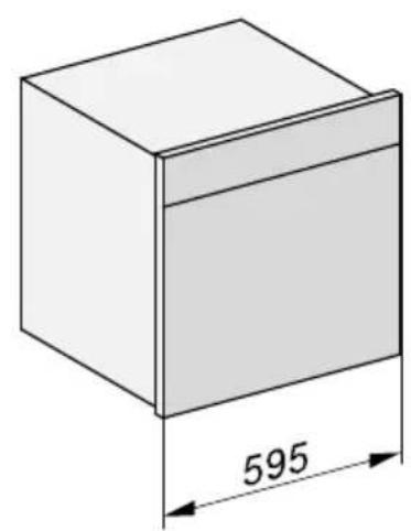 MIELE ESW 7020 - Appareil combiné pour niche d'une hauteur de 59 cm - 2