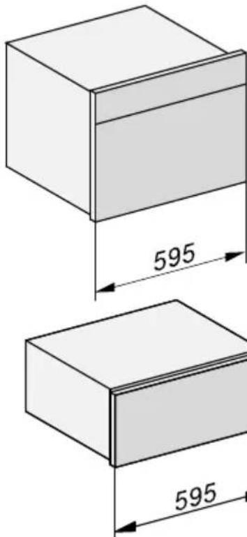 MIELE ESW 7020 - Appareil combiné pour niche d'une hauteur de 45 cm - 2
