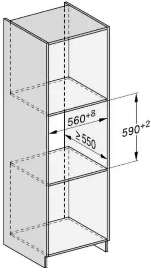 MIELE ESW 7020 - Appareil combiné pour niche d'une hauteur de 45 cm - 1