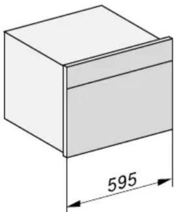 MIELE ESW 7020 - Appareil combiné pour niche d'une hauteur de 45 cm - 2