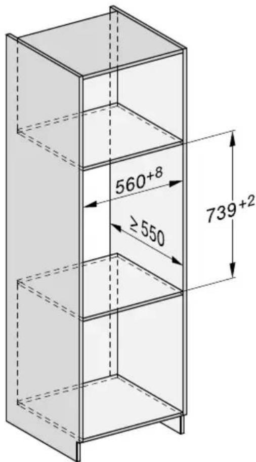 MIELE ESW 7030 - Appareil combiné pour niche d'une hauteur de 45 cm - 1