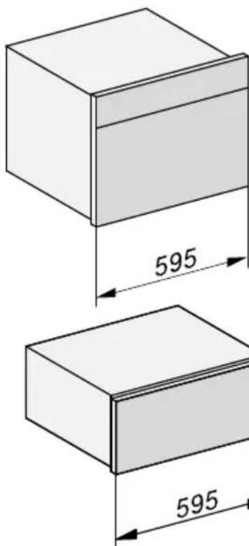 MIELE ESW 7030 - Appareil combiné pour niche d'une hauteur de 45 cm - 2